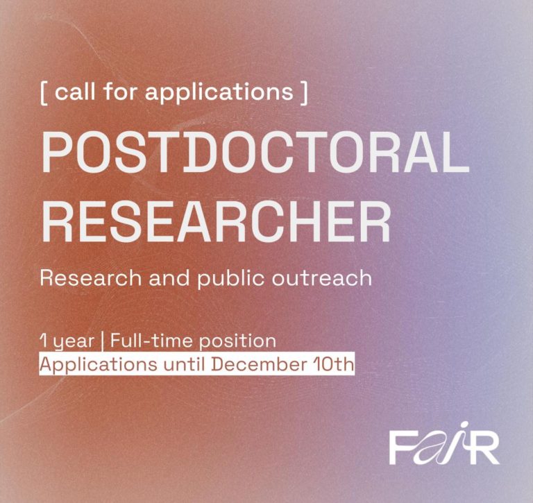 Call for postdoctoral researcher