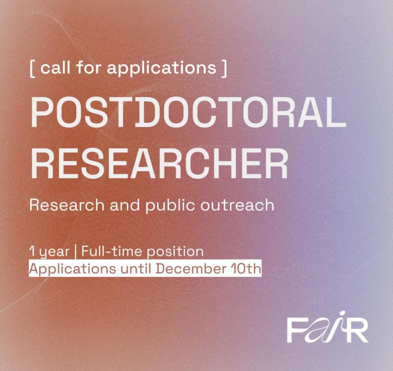 Call for postdoctoral researcher