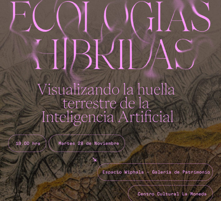 Ecologías Híbridas, visualizando la huella terrestre de la Inteligencia Artificial