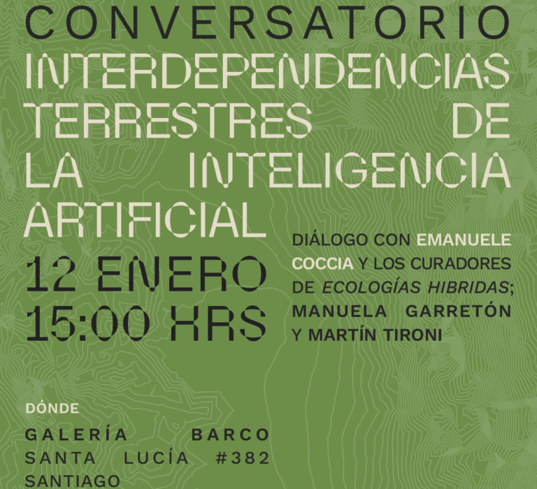 [ Conversatorio ] Interdependencias terrestres de la Inteligencia Artificial